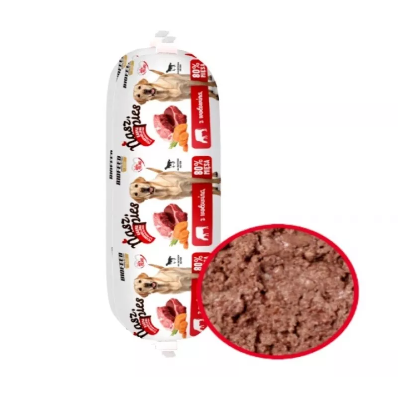 BIOFEED Nasz Pies Ternera Paté Comida para perros 1 kg