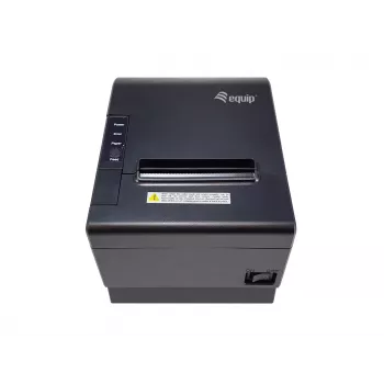 Equip impresora térmica 58/80mm para tickets POS con cortador automático, USB/Bluetooth/WiFi/conexión de cajón portamonedas, negro