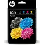 Cartucho de tinta original HP 937 pack de 4 (negro, cian, magenta, amarillo)