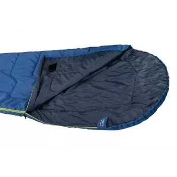 Saco de dormir semirrectangular High Peak Easy Travel azul 20090