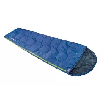 Saco de dormir semirrectangular High Peak Easy Travel azul 20090