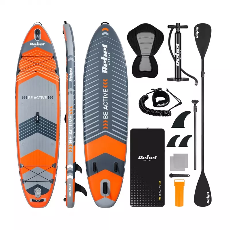 Tabla de SUP hinchable REBEL Active RBA-4507 - naranja 320 cm