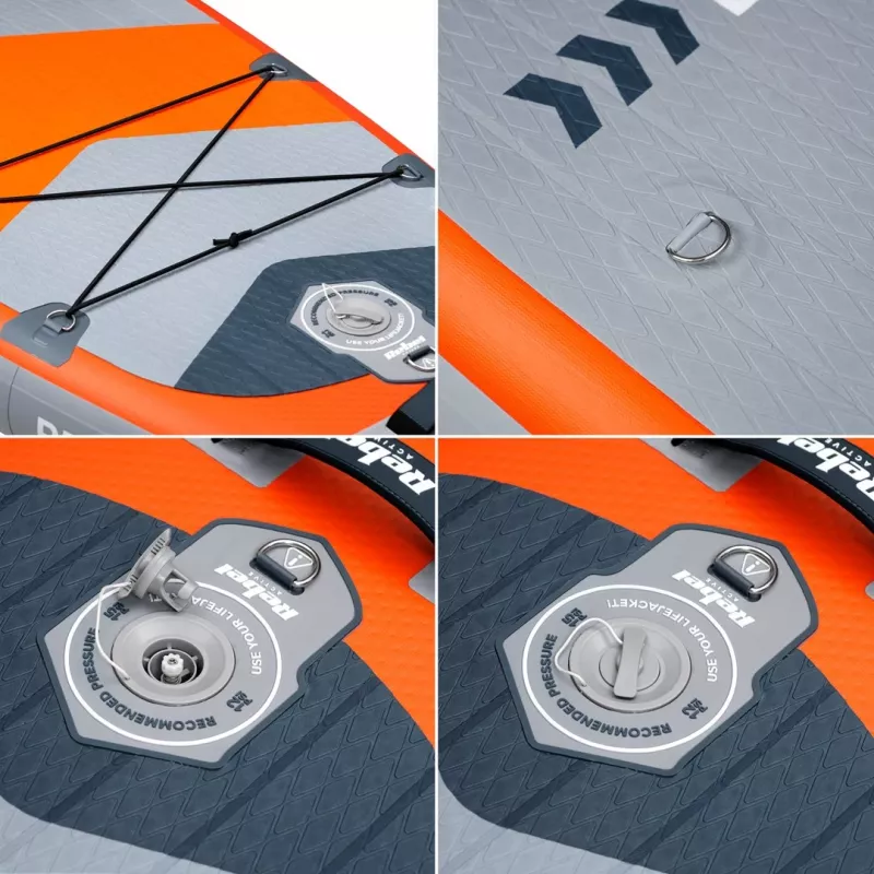 Tabla de SUP hinchable REBEL Active RBA-4507 - naranja 320 cm