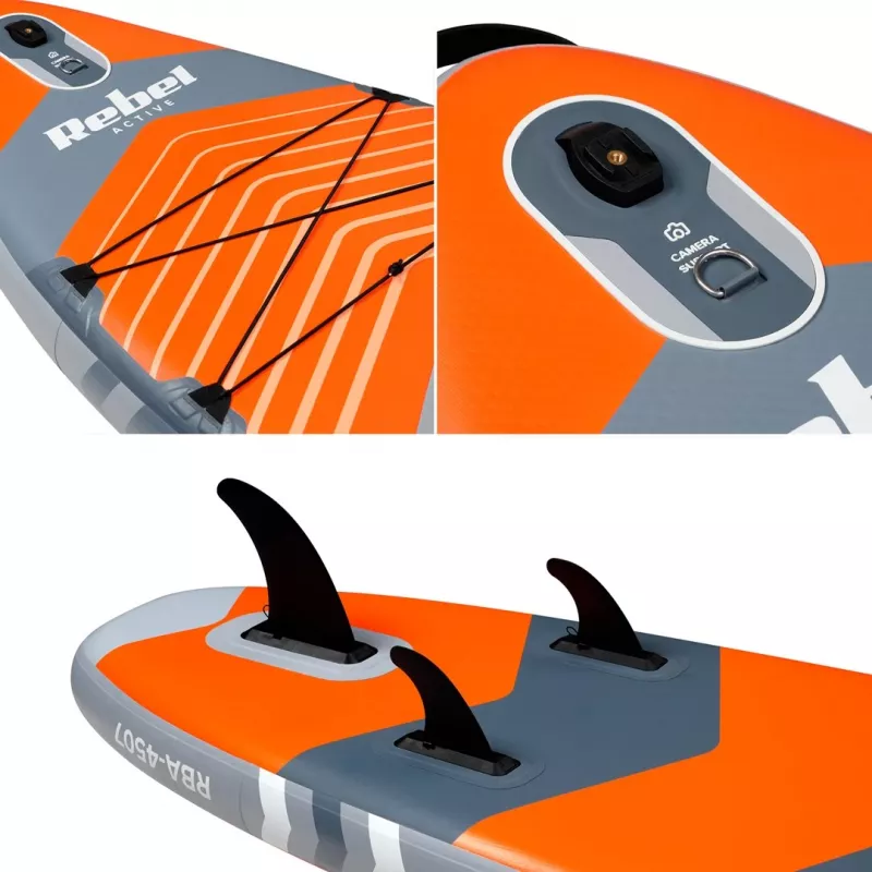 Tabla de SUP hinchable REBEL Active RBA-4507 - naranja 320 cm