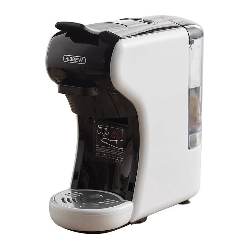 Cafetera de cápsulas 4 en 1 HiBREW H1A, blanca, 19 bar, 1450 W, 0,6 L