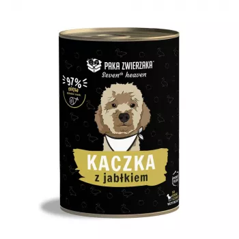 PAKA ZWIERZAKA Seventh Heaven pato con manzana comida húmeda para perros 400g