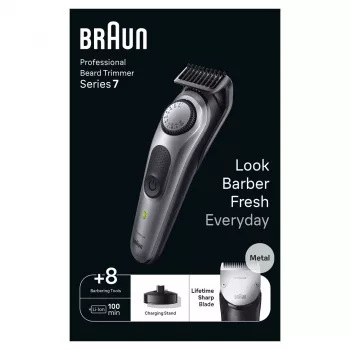 Recortadora de barba Braun BT7420 - recortadora todo en uno - negra/gris