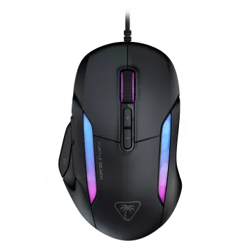 Ratón gaming ergonómico RGB Turtle Beach Kone II, negro