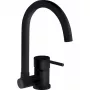 Grifo de cocina DEANTE Aster con caño plegable, negro mate