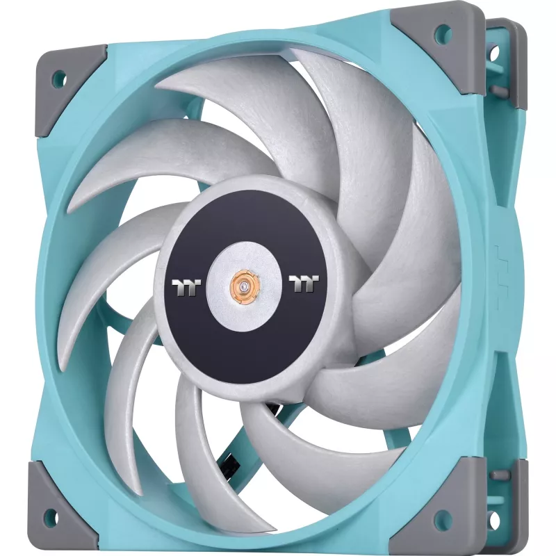 Ventilador de radiador Thermaltake TOUGHFAN 12 Turquoise de alta presión estática 120mm pack individual