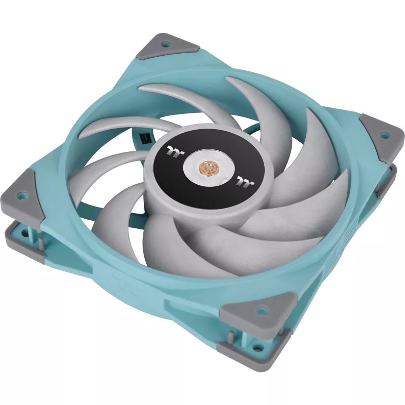 Ventilador de radiador Thermaltake TOUGHFAN 12 Turquoise de alta presión estática 120mm pack individual