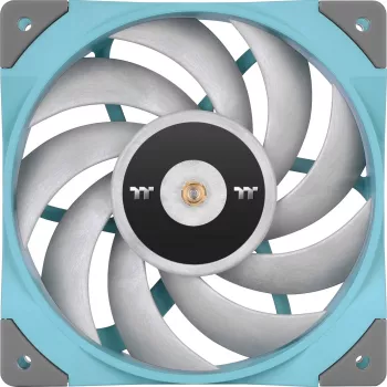 Ventilador de radiador Thermaltake TOUGHFAN 12 Turquoise de alta presión estática 120mm pack individual