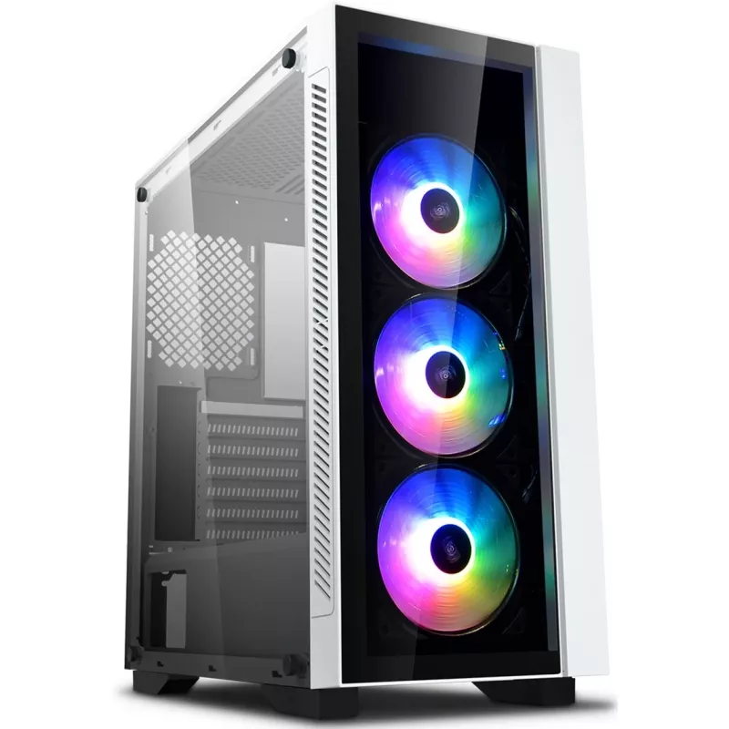 Caja semitorre Deepcool MATREXX 55 V3 ADD-RGB WH 3F blanca
