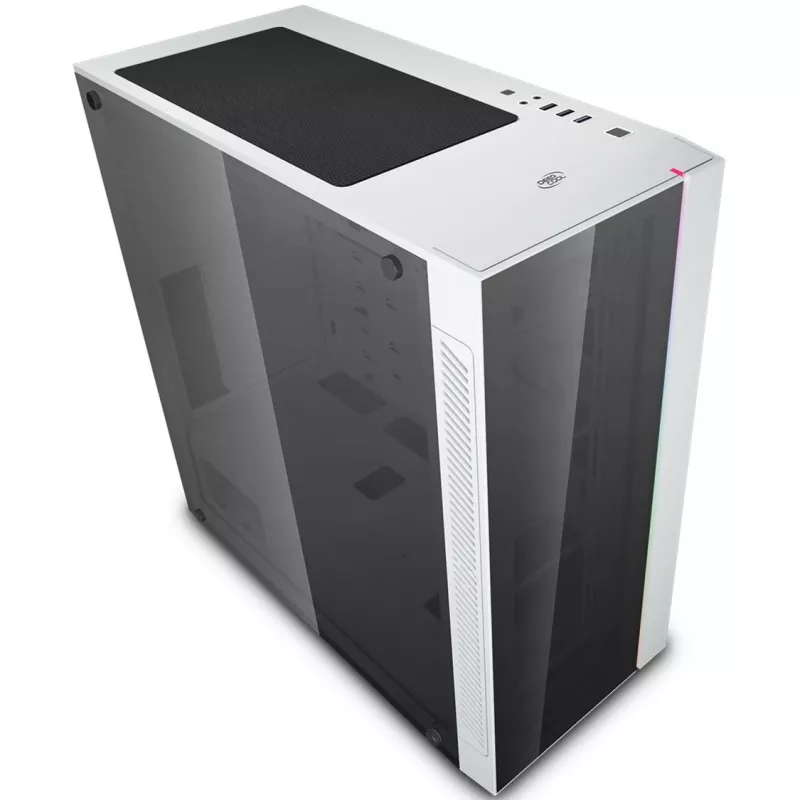 Caja semitorre Deepcool MATREXX 55 V3 ADD-RGB WH 3F blanca