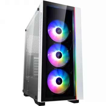 Caja semitorre Deepcool MATREXX 55 V3 ADD-RGB WH 3F blanca