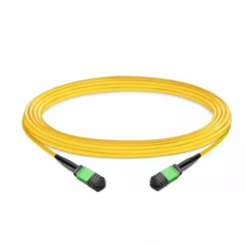 EFB-ELEKTRONIK Cable de conexión MTP/APC hembra a MTP/APC hembra OS2 monomodo, 12 fibras, Type B, LSZH, amarillo, 30 m
