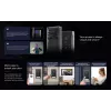 Kit de videoportero IP EZVIZ HP7 Pro 4K con monitor táctil de 7 pulgadas, Wi-Fi 6, escáner de palma, reconocimiento facial, RFID, estación de puerta IP65