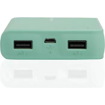 Batería externa RealPower PB-10k Mint Green 10.000mAh