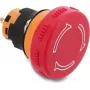 Delock Pulsador de Hongo 16 mm Orificio de Montaje 2 x Terminal de Soldadura (Corto) Plástico 32 mm Ø Negro