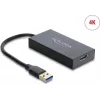 Delock Adaptador USB Type-A Macho a HDMI Hembra 4K
