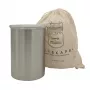 Airscape® Recipiente Aromático de Acero Inoxidable Mediano, Plata Cepillada