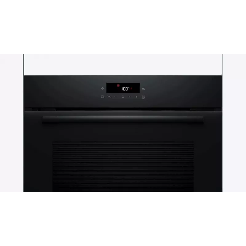 BOSCH HBG571EB4 Horno empotrable, negro, 71 L, autolimpieza pirolítica, 7 modos de calor