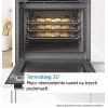 BOSCH HBG571EB4 Horno empotrable, negro, 71 L, autolimpieza pirolítica, 7 modos de calor