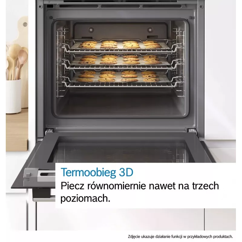 BOSCH HBG571EB4 Horno empotrable, negro, 71 L, autolimpieza pirolítica, 7 modos de calor