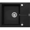 Fregadero de granito 1 seno con escurridor DEANTE Black Nero Mat Andante