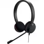 Jabra Evolve 20 MS Auriculares on-ear estéreo USB-C con micrófono con cancelación de ruido, negro