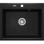 Fregadero de cocina de granito compuesto 1 seno DEANTE Black Nero Mat 580x490 mm