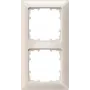 Siemens DELTA miro Marco embellecedor 2 elementos blanco titanio plástico 151x80 mm