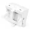 DIGITUS soporte para módulos Keystone, 1 puerto, 45x45mm, blanco puro (RAL 9010) para DN-93802-5-SH