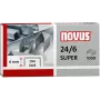 NOVUS 040-0026 Grapas 24/6 DIN Super, 1000 uds., acero galvanizado