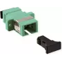 VALUE Adaptador de fibra óptica SC simplex OM3 con brida