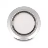 Delock Interruptor de botón pulsador 22 mm plano plástico blanco LED