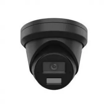 Hikvision DS-2CD2363G2-LI2U(2,8mm)(BLACK) Cámara de red turret fija 6MP AcuSense con IR y luz blanca