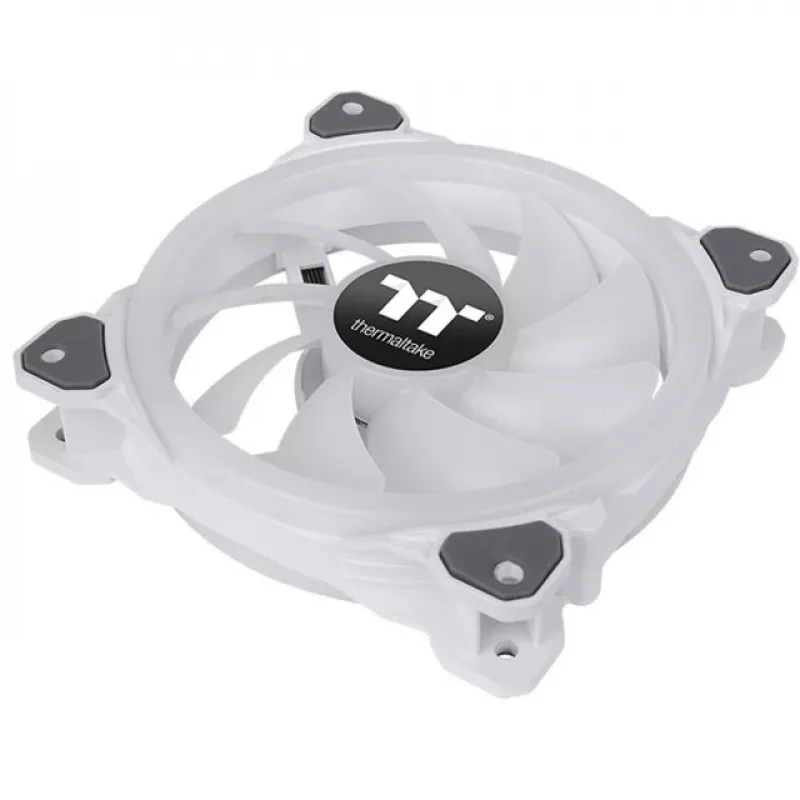 Thermaltake Riing Trio 12 RGB Ventilador de radiador blanco TT Premium Edition (pack de 3 con controlador)