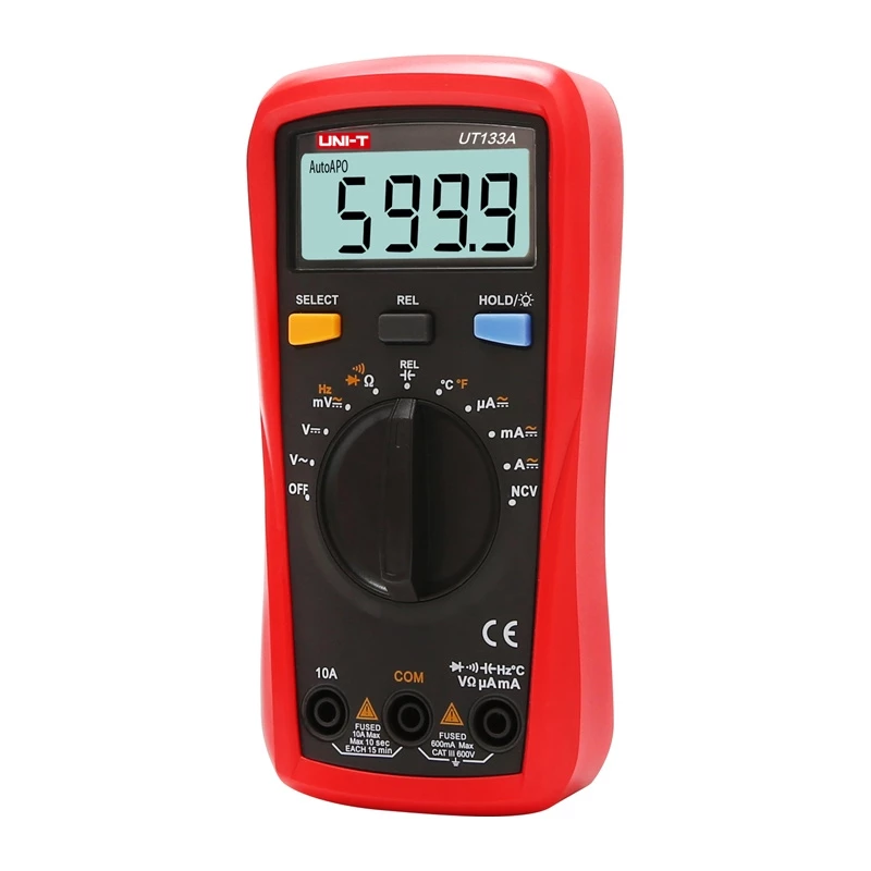 Uni-T UT133A Multímetro digital portátil 6000 cuentas True RMS autorango