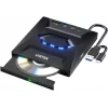 Unitek Grabadora externa de DVD/CD, hub USB 5Gbps, lector de tarjetas SD T1037A01