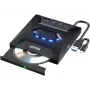 Unitek Grabadora externa de DVD/CD, hub USB 5Gbps, lector de tarjetas SD T1037A01