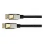 GoodConnections Cable DisplayPort 2.0 Python 0,5m negro conector totalmente metálico 54 Gbit/s UHBR 13.5 4K 240Hz 8K 60Hz