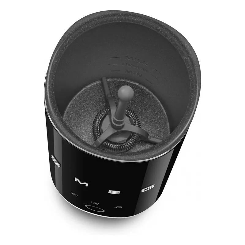Smeg MFF02BLEU espumador de leche, 3 funciones, antiadherente, 500W, negro