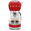 Smeg ECF02RDEU cafetera espresso manual 50's Style 1.1 L roja