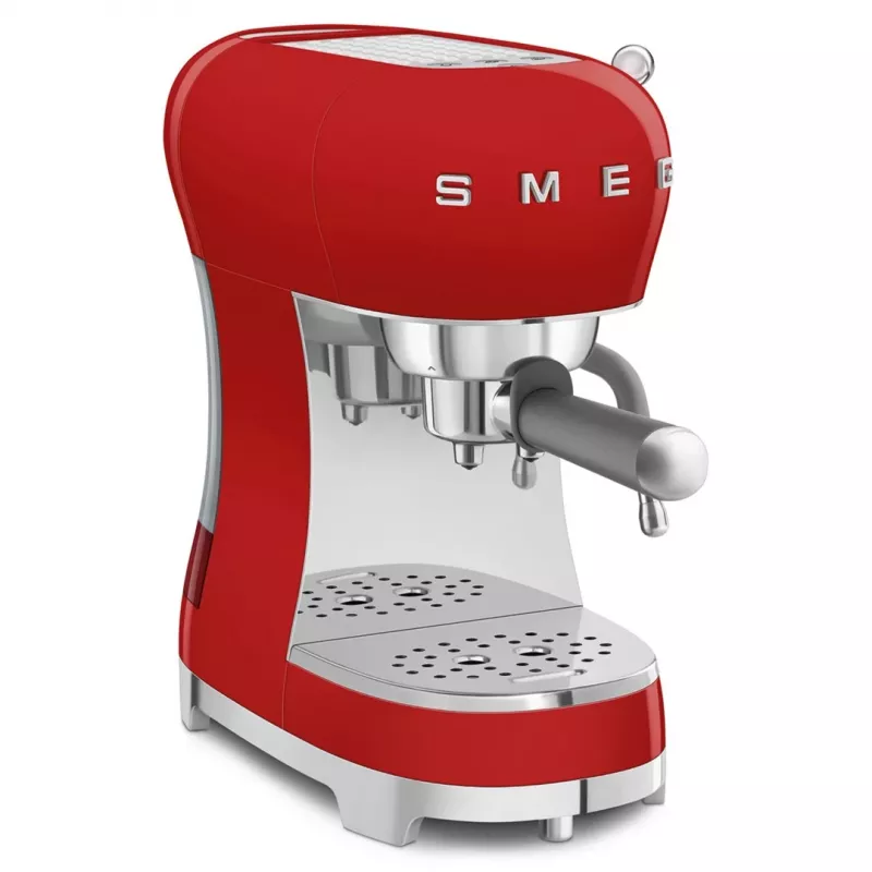 Smeg ECF02RDEU cafetera espresso manual 50's Style 1.1 L roja
