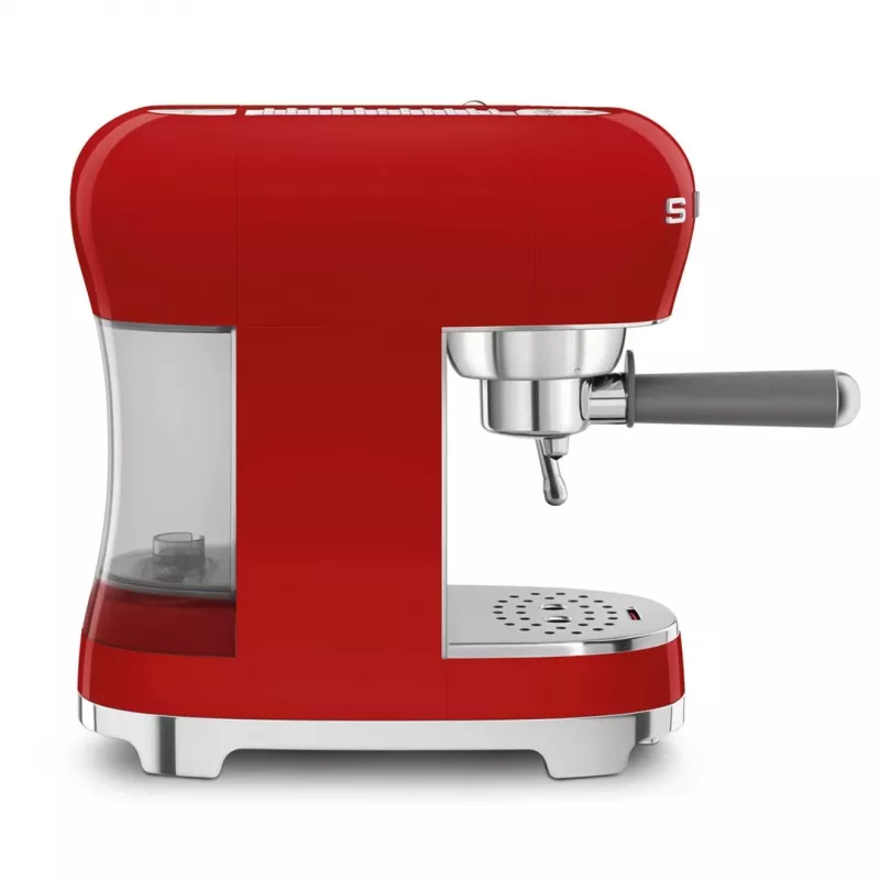 Smeg ECF02RDEU cafetera espresso manual 50's Style 1.1 L roja