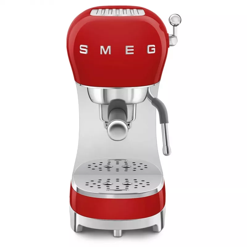 Smeg ECF02RDEU cafetera espresso manual 50's Style 1.1 L roja