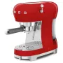 Smeg ECF02RDEU cafetera espresso manual 50's Style 1.1 L roja