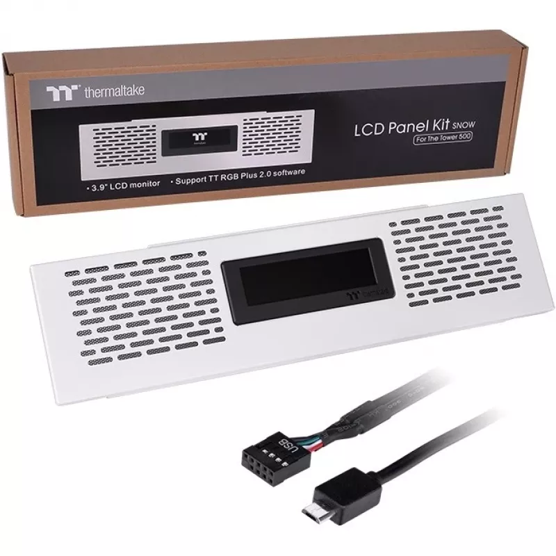 Thermaltake LCD Panel Kit Snow White para The Tower 500