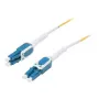 Synergy21 cable de fibra óptica 1,0m LC-LC dúplex OS2 monomodo 9/125µm Uniboot rotatable push/pull 2mm amarillo